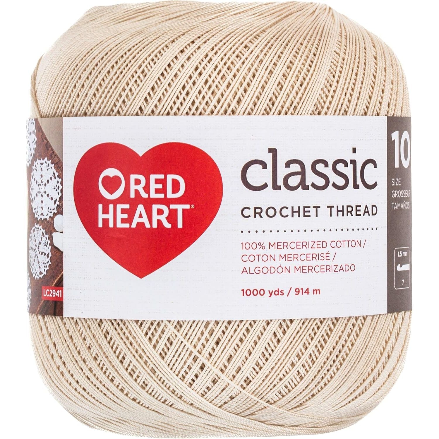 Buy now Red Heart Crochet Thread Yarn, 300 Yards, Victory Red, 1 Count (Pack of 1) 1000 Yards Special Size 10 at indiglob india