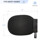 SimpleField Korean Exfoliating Mitt for Remove Dead Skin. 2 Pack 100% Viscose Kessa Deep Exfoliating Gloves for Body Scrub, Keratosis Pilaris and Self Tanning Removal. Easily Smooth Skin Surface.