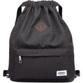 Buy now KAUKKO Drawstring Sports Backpack Gym Yoga Bag Shoulder Rucksack for Men and Women Black at indiglob india