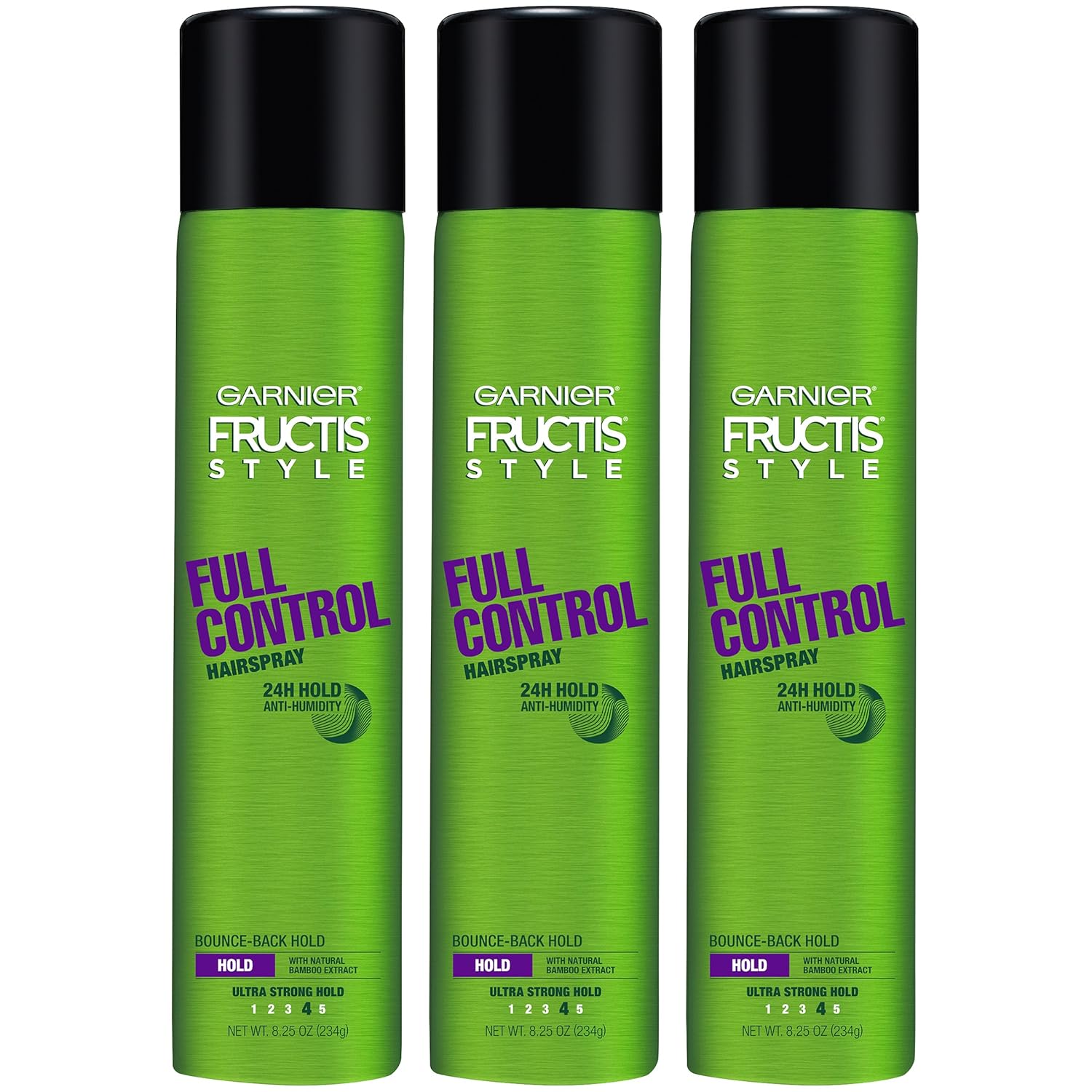 Buy now Garnier Fructis Style Full Control Anti-Humidity Hairspray, Ultra Strong Hold 8.25 oz (Pack of 4) 3 Count Fruity at indiglob india