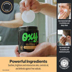 Oxy 3-IN-1 Acne Facial Cleansing Pads, Maximum Strength 2% Salicylic Acid Stubborn Acne Treatment, Controls Oil, Unclogs Pores, Smooths & Brightens Skin, Dermatologist Recommended, 90 Pads