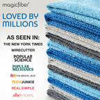 MagicFiber Microfiber Cleaning Cloth, Rags & Dish Towels, 12pk, Large 13x11