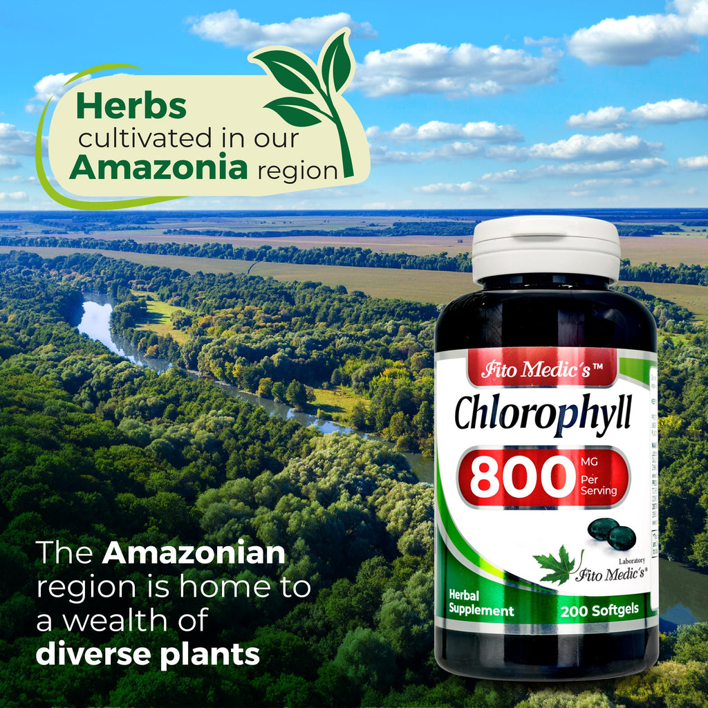 Lab | chlorophyll | chlorophyll pills | 200 Softgels | clorofila.