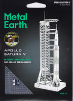 Buy now Fascinations Metal Earth Apollo Saturn V with Gantry 3D Metal Model Kit at indiglob india