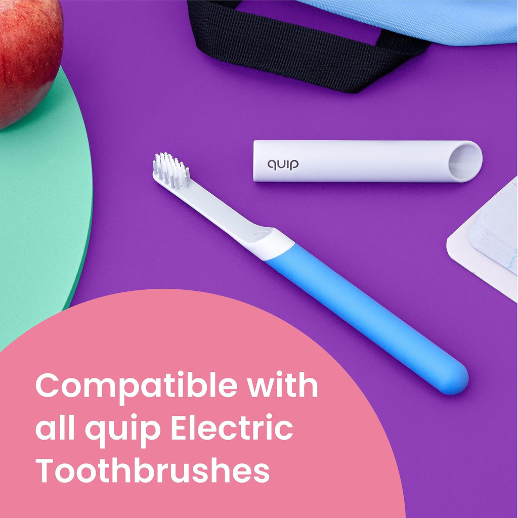quip Sonic Toothbrush Small Replacement Heads for Kids, 9 Months, 3 Pack