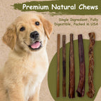 Top Dog Chews - 12 Inch Standard 12 Pack Bully Sticks, Long Lasting, 100% Natural Beef, Free Range Grass Fed, High Protein, Supports Dental Health Dog Treat, 12 Pack