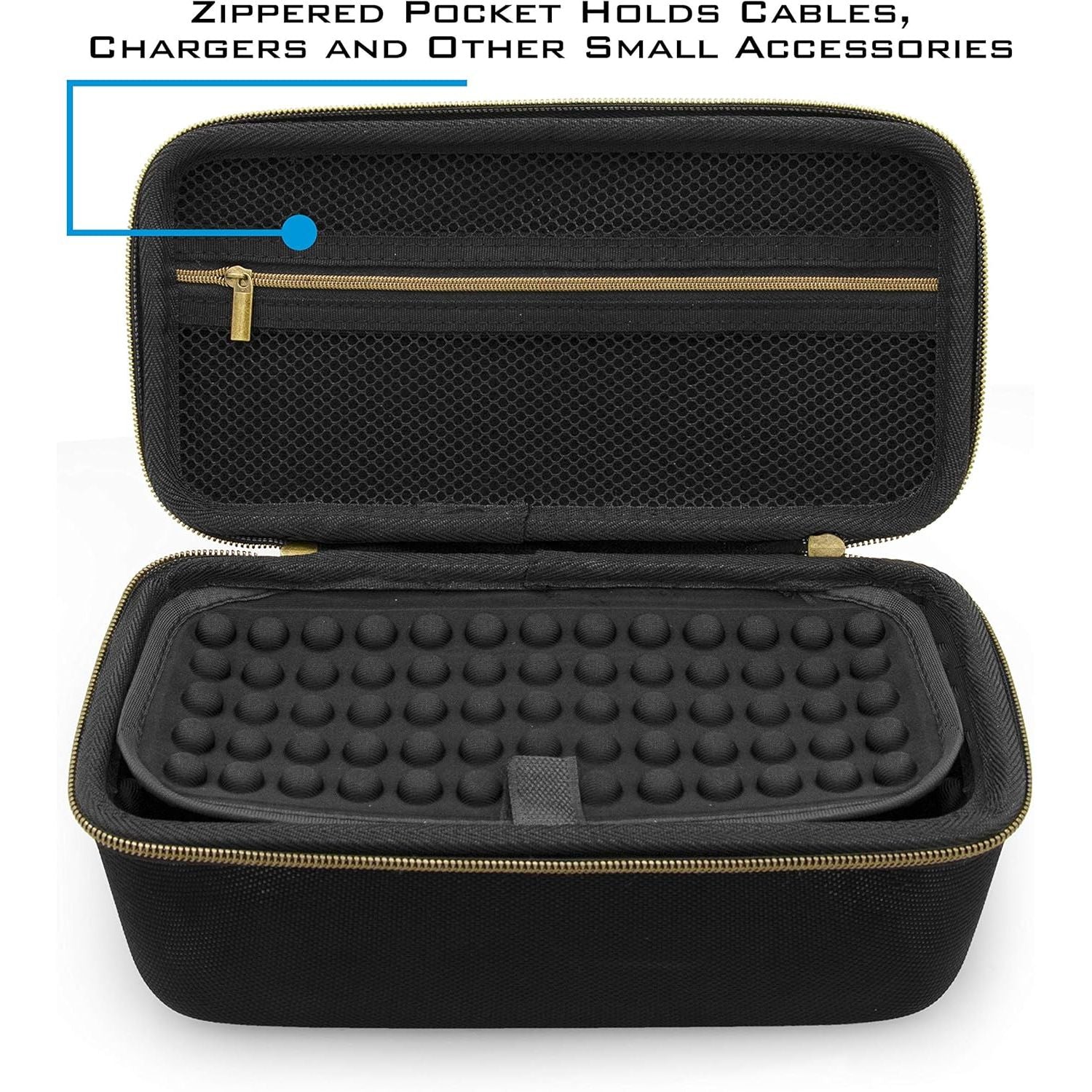 Buy now CASEMATIX Studio Case Compatible with Rode PodMic, Shure SM7B Microphone and Other Large Podcast Mics with XLR Recording Accessories - Includes Podcasting Mic Bag Only at indiglob india