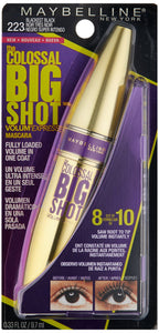 Buy now Maybelline New York Volum' Express The Colossal Big Shot Washable Mascara, Blackest Black, 0.33 fl. oz. at indiglob india