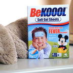 Buy now BEKOOOL Soft Gel Sheets for Kids for Cooling Relief from Fever discomfort | 4 Count at indiglob india