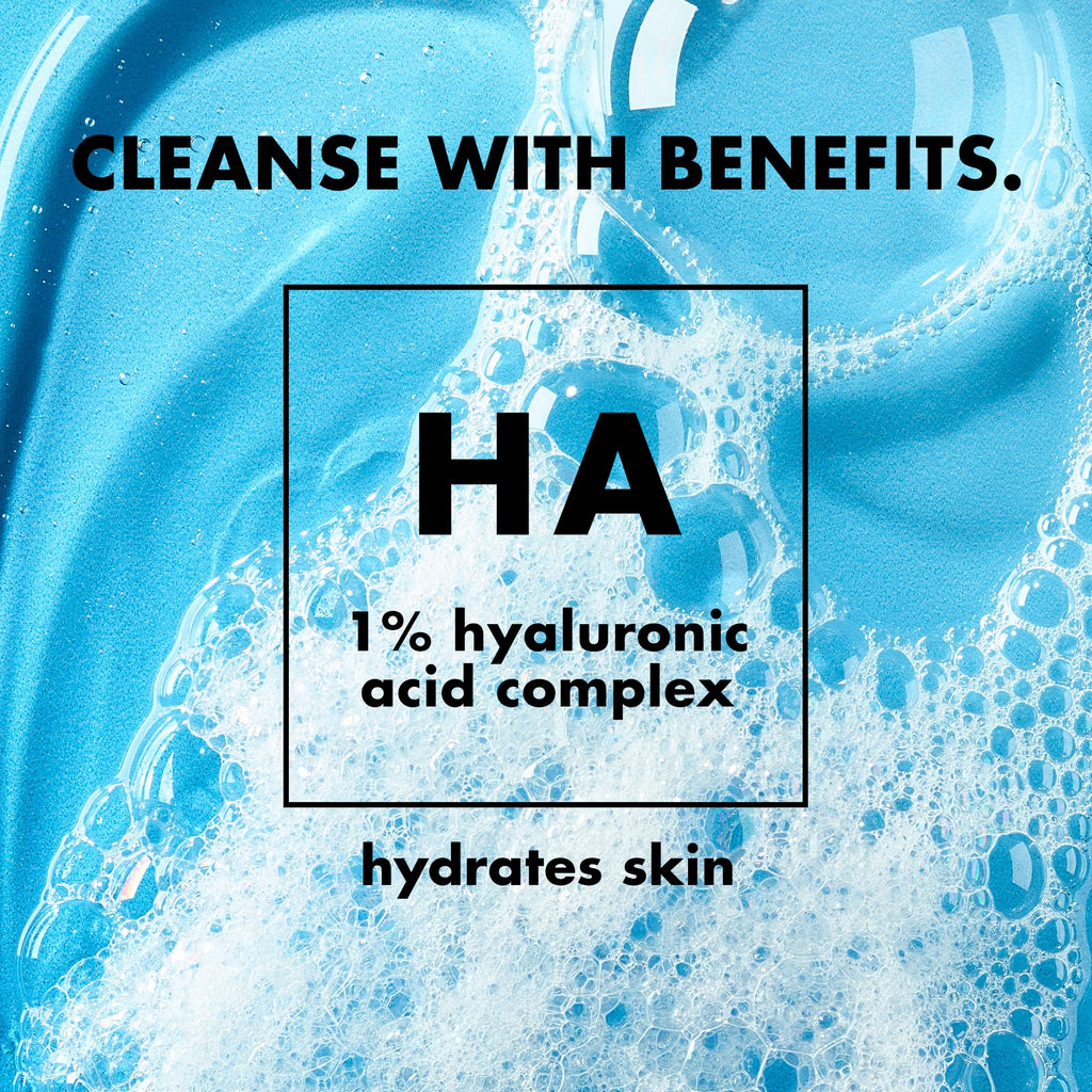 e.l.f. SKIN Holy Hydration! Clean Freak Daily Cleanser, Gentle Hydrating Gel Face Cleanser, Made With Hyaluronic Acid, Vegan & Cruelty-Free, 5.5 fl oz