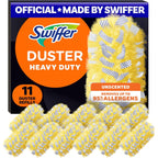 Buy now Swiffer Dusters Refill for Cleaning, Feather & Microfiber Duster Disposable Alternative, For Dusting Furniture, Blinds, Ceiling Fans, Walls, Helps Remove Allergens, Heavy Duty, Unscented, 11ct at indiglob india