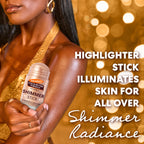 Palmer's Body Shimmer Stick, Cocoa Butter Formula with Vitamin E (1 Oz) | Radiant Highlighter Makeup for Body Glow, Provides 48hr Moisture, All Skin Tones & Types, Blendable, Dermatologist Approved