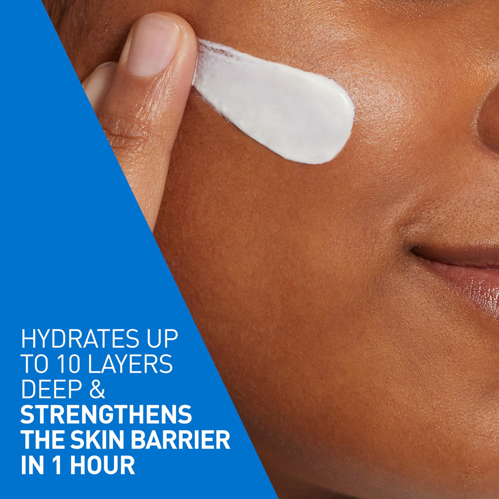 CeraVe AM Facial Moisturizing Lotion SPF 50, Face Moisturizer with SPF, 3oz | Travel Size Skin Care, Hyaluronic Acid and Niacinamide That Blends with No White Cast, Non-Greasy & Non-Comedogenic