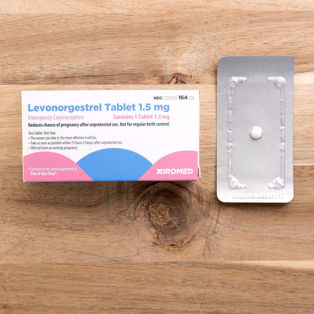 Xiromed Emergency Contraceptive Pill for Women (6 Pack) - 1.5 mg Levonorgestrel Tablet - Reduces Chance of Pregnancy After Unprotected Sex - Compare to Plan B One-Step - Take Next Morning