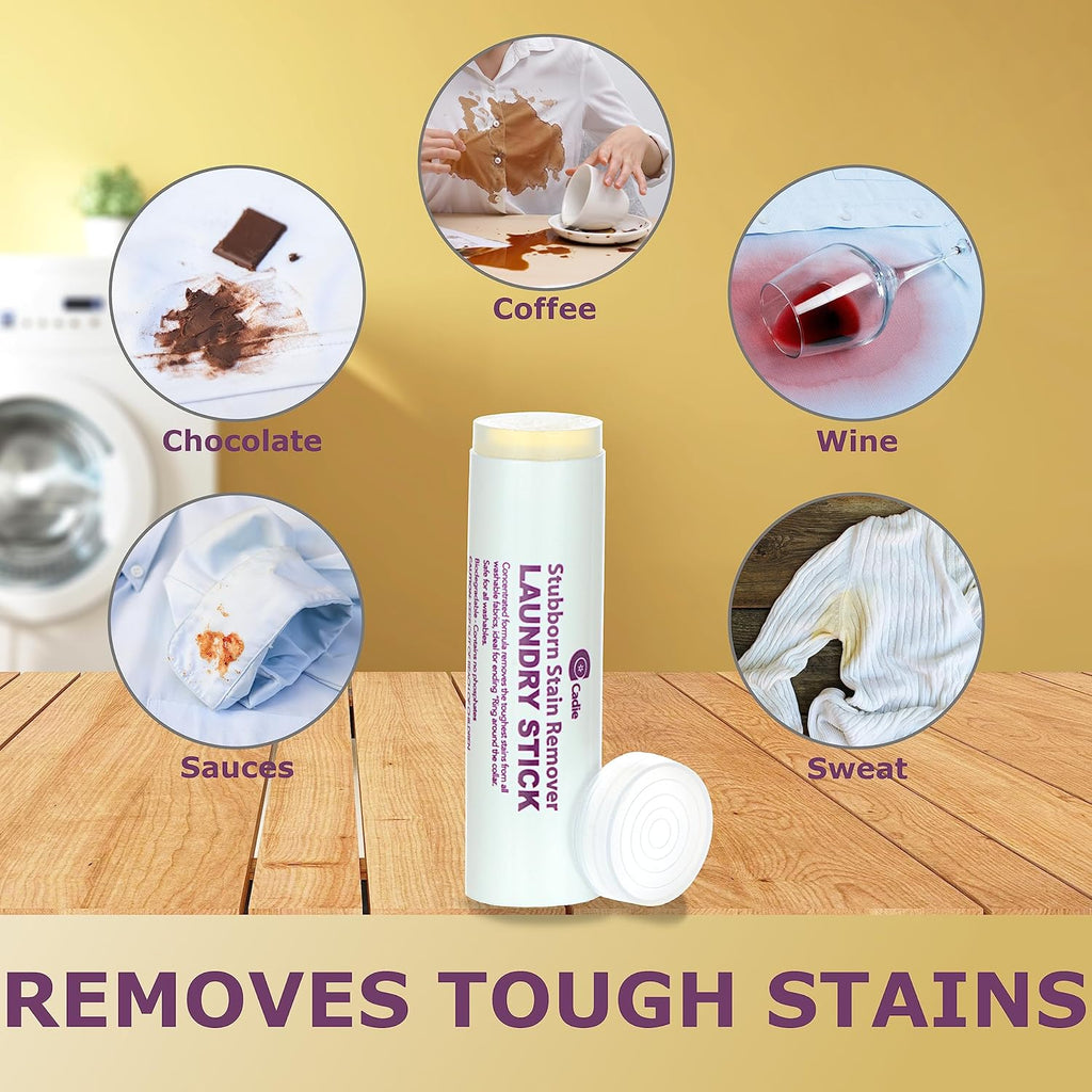 Buy now Laundry Stain Remover Stick, Pre Wash Spot Cleaner for Clothes Fabric Cotton, Wool, Synthetics, for Oil, Blood, Coffee, Wine | Clean on the Go, 1 Pack at indiglob india