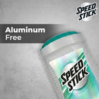 Speed Stick Aluminum Free Men's Deodorant, Regular, 3 oz (4 Pack) | 24-HR Sweat and Odor Protection, Underarm Antiperspirant for Men, Male Grooming, Everyday Use, Active Lifestyles