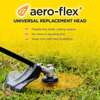 Aero-Flex® Premium Replacement Flexible Line Blades for Trimmers - Durable String Replacement - .240 Line Blades (32 Combo Pack)