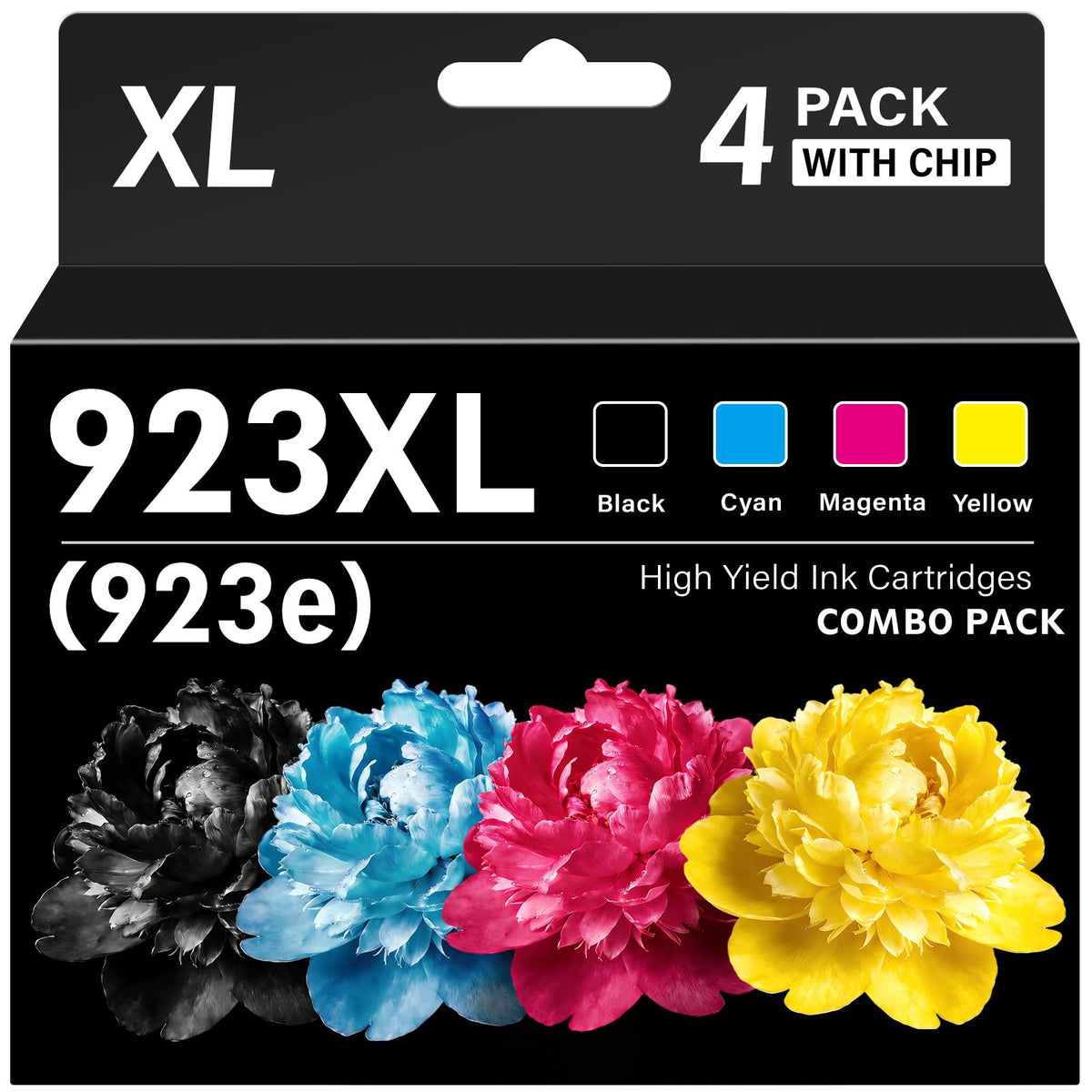 Premium imported HP 923XL Ink Cartridges Combo Pack in vibrant colors, available at Curat Cart for high-quality printing.