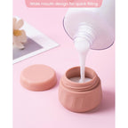 Genuine Mrsdry travel container with a wide mouth design for easy filling, ideal for toiletries on-the-go.