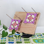 Enhance your crochet projects with the Crochet Blocking Board with Pegs, 100% Authentic and available at Curat Cart in India.