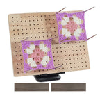 Premium imported Crochet Blocking Board with pegs, ideal for perfecting your crochet projects. Available at Curat Cart.