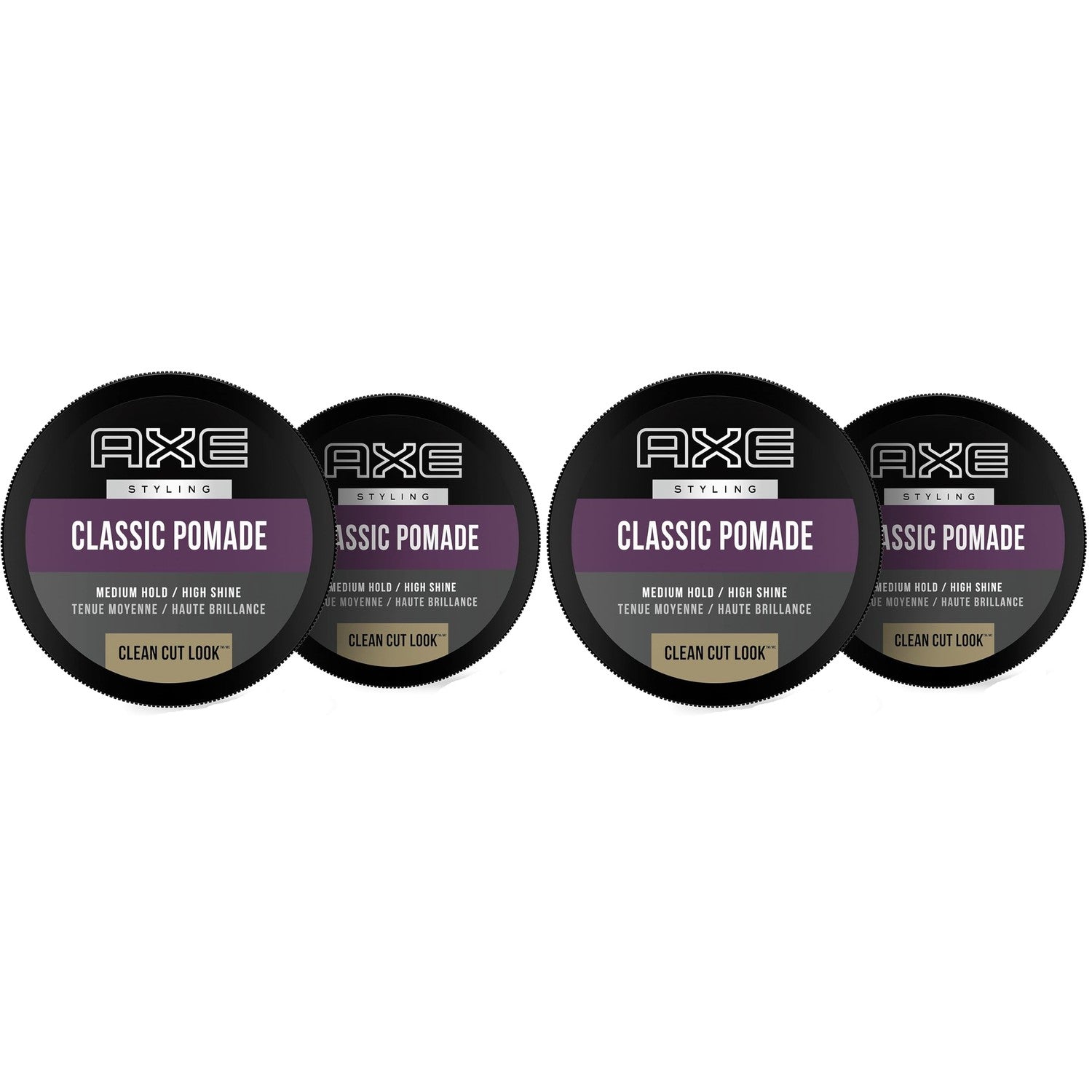 AXE Smooth Look Hair Pomade, Shine 2.64 oz, 2 Count
