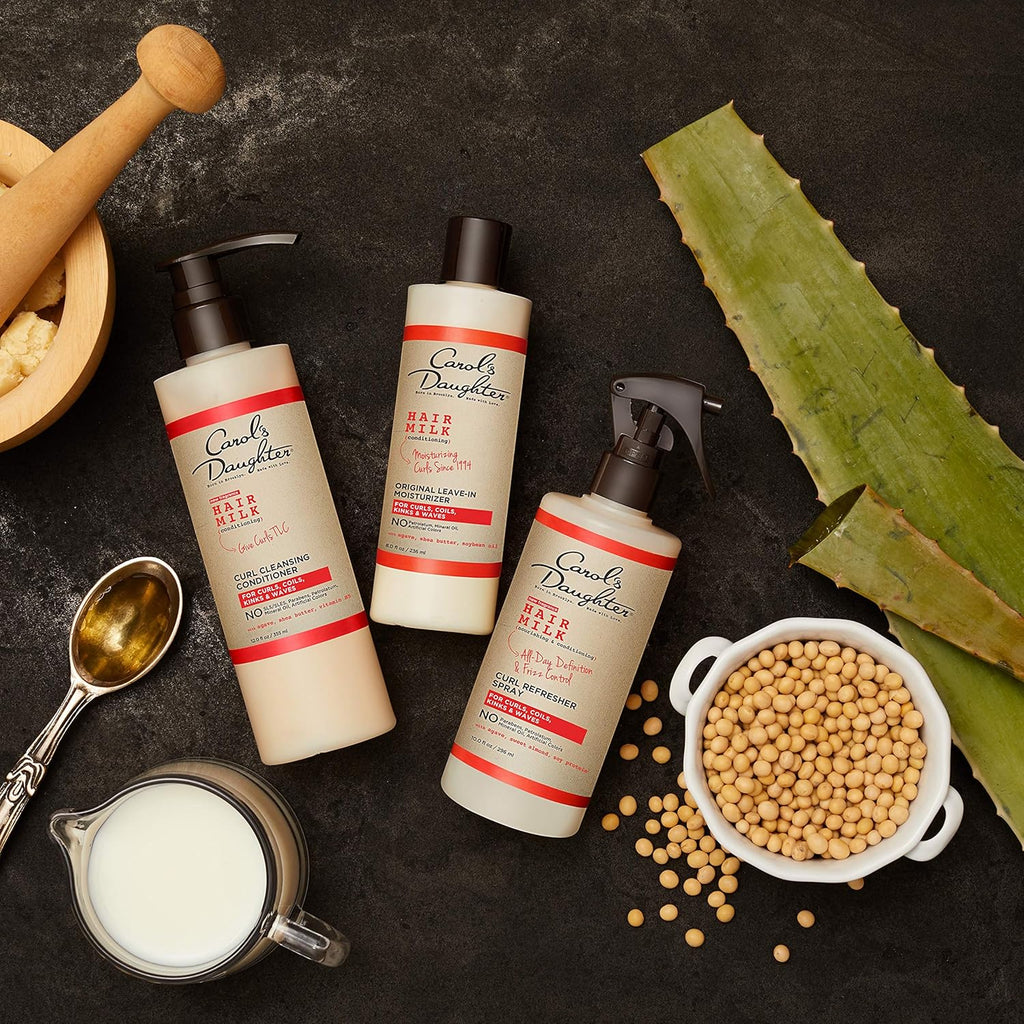 Buy now Curly Hair Products by Carol's Daughter, Hair Milk Original Leave-In Moisturizer for Curls, Coils and Waves with Agave and Shea Butter, 8 Fl Oz (Packaging May Vary) at indiglob india
