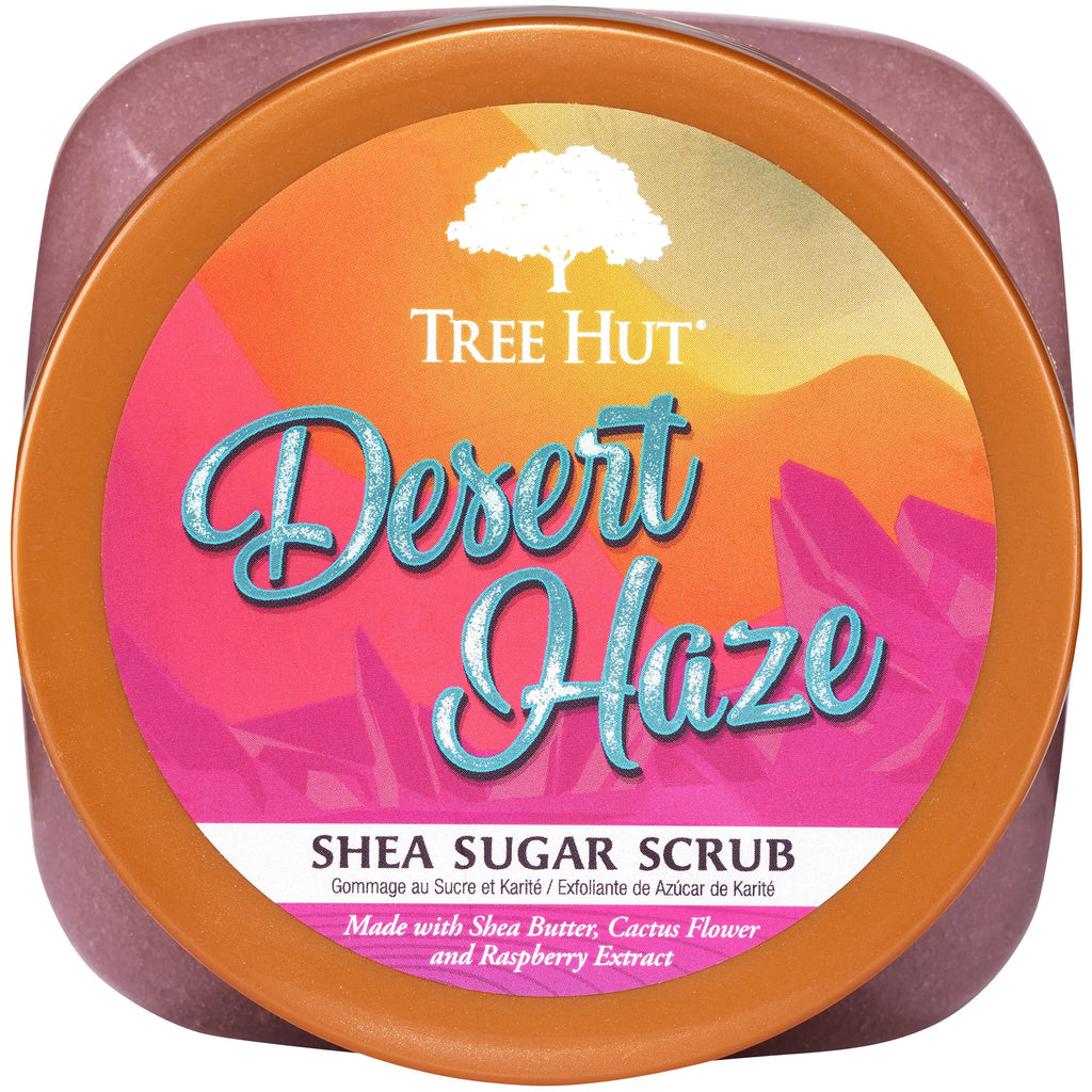 Buy now Tree Hut Desert Haze Shea Sugar Scrub, Exfoliating, Hydrating & Moisturizing Body Scrub with Shea Butter & Nourishing Essential Oils, Smooth & Soften Skin, 18 oz at indiglob india