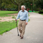 Buy now Walking Cane for Men and Women - Special Balancing Stick With 10 Adjustable Heights - Self Standing, Folding, Portable, Collapsible, and Comfortable at indiglob india