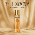 Elizabeth Taylor White Diamonds Eau de Toilette for Women, 3.3 fl oz | Women's floral chypre eau de toilette. Perfume with notes of lily, neroli, warm amber, and sandalwood.