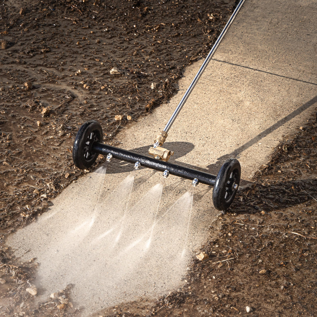 Westinghouse Universal 16" Pressure Washer Undercarriage Cleaner and Water Broom Attachment - 4400 PSI, 1/4" Connector - for Gas and Electric Pressure Washers