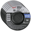 Buy now Milwaukee 5 Pack - 4 1 2 Grinding Wheel For Grinders - Aggressive Grinding For Metal & Stainless Steel - 4-1/2" x 1/4 x 7/8-Inch | Depressed at indiglob india
