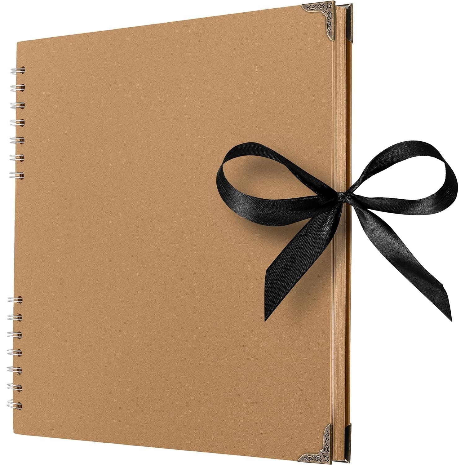 Buy now Bstorify Scrapbook Album 60 Pages (8 x 8 Inch) Brown Thick 200gsm Kraft Paper, Photo Album Scrapbook, Memory Book - Ideal for Your Scrapbooking Albums Art & Craft Projects 11 x 11 Inch Brown at indiglob india