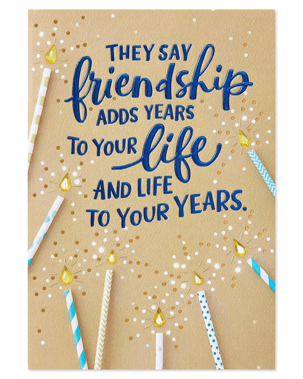 American Greetings Birthday Card for Friend (Friendship Adds Years)