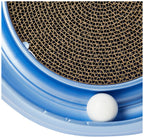 Coastal Pet Turbo Scratcher Cat Toy - Cardboard Cat Scratcher Pad with Cat Toy Ball Track and Catnip (1 Pack)