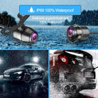 Buy now AHD 1080P Backup Camera, Metal Housing 170 Degree Wide View Angle Universal Car Front/Side/Rear View Camera, Easy Install, Removable Guildlines, Mirror Non-Mirror Image, AHD 1080P/720P, 12V/24V at indiglob india
