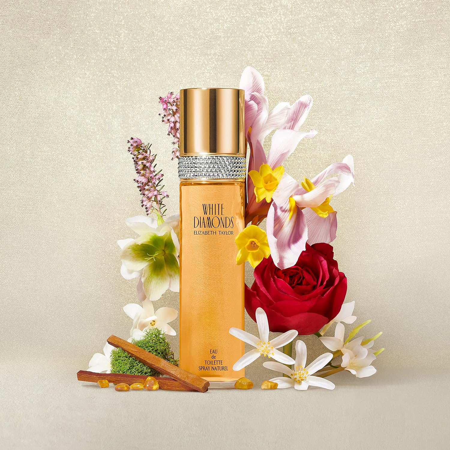 Buy now Body Powder for Women by Elizabeth Taylor, White Diamonds, Fragrance with Body Puff, 2.6 Oz at indiglob india