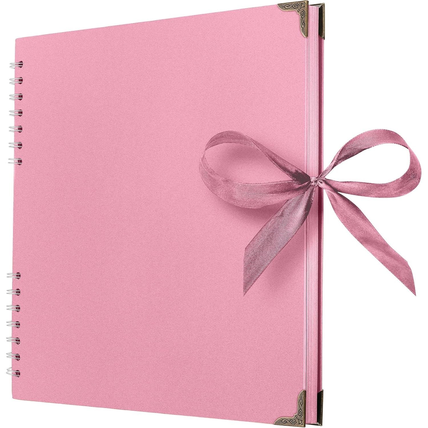 Buy now Bstorify Scrapbook Album 60 Pages (8 x 8 Inch) Brown Thick 200gsm Kraft Paper, Photo Album Scrapbook, Memory Book - Ideal for Your Scrapbooking Albums Art & Craft Projects 11 x 11 Inch Pink at indiglob india