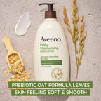 Buy now Aveeno Daily Moisturizing Body Lotion with Soothing Prebiotic Oat, Gentle Lotion Nourishes Dry Skin With Moisture, Paraben-, Dye- & Fragrance-Free, Non-Greasy & Non-Comedogenic, 12 fl. Oz at indiglob india