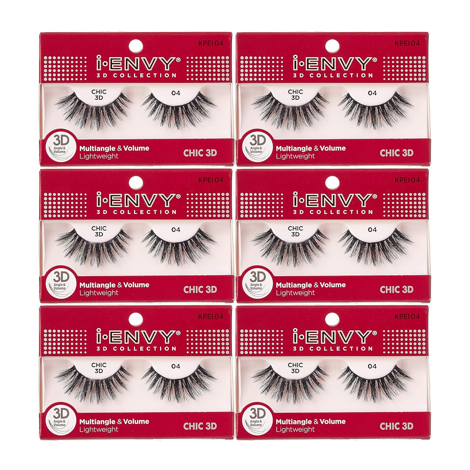 Buy now i-Envy 3D Glam Collection Multi-angle & Volume (2 PACK, KPEI14) 6 PACK KPEI4 at indiglob india