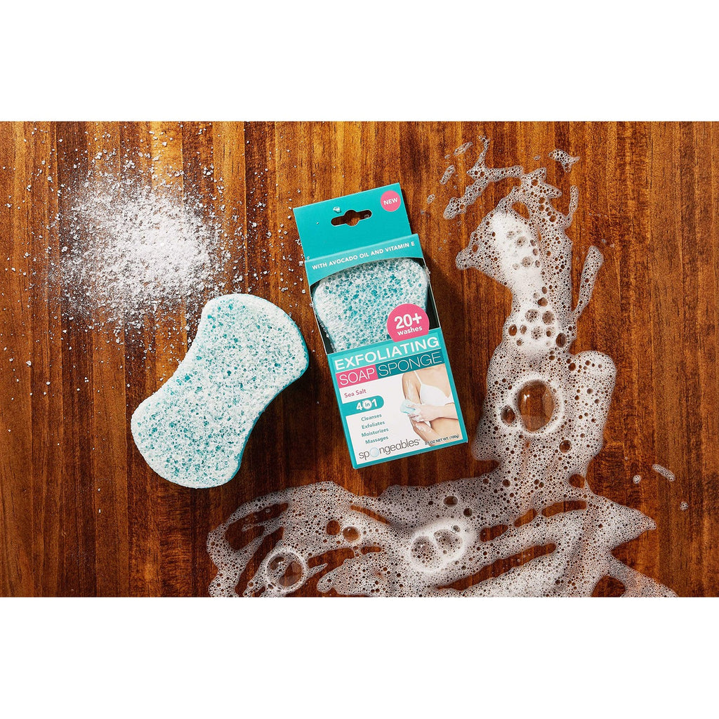 Buy now Spongeables Body Wash in a 20+ Wash Sponge, Sea Salt, 3 Count at indiglob india