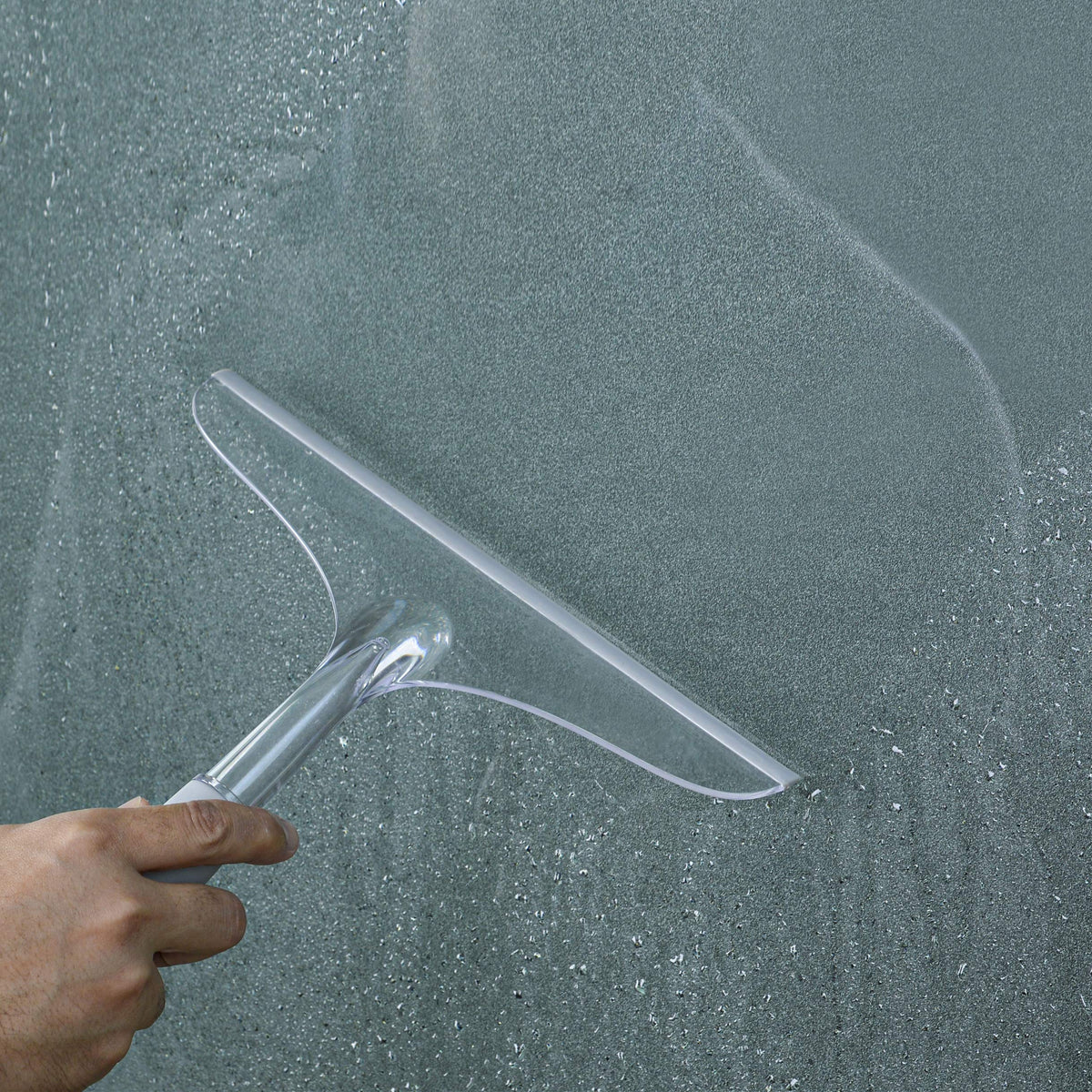 Shower Squeegee for Bathroom Glass Doors, 10'' Window Cleaner Tool
