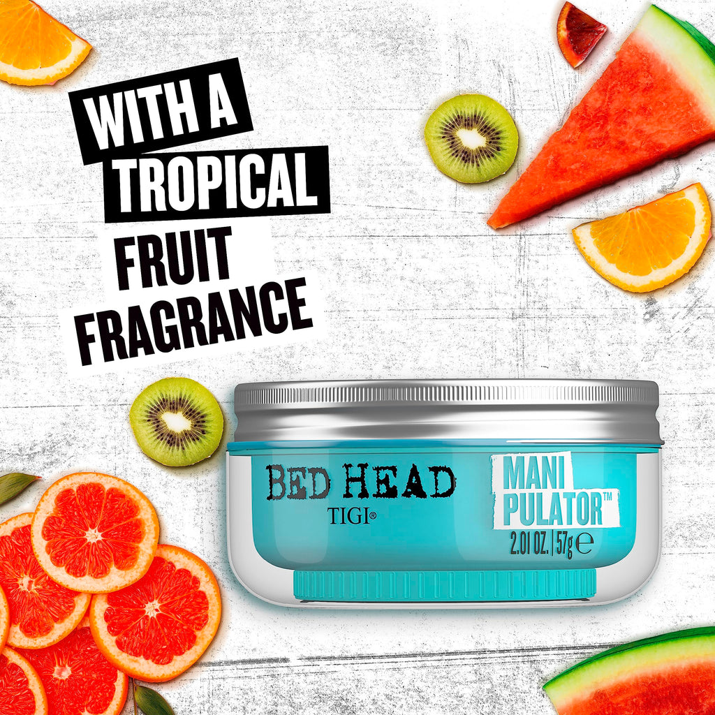 TIGI Bed Head Manipulator Texturizing Putty, Firm Hold Styling Putty for Short to Medium Hair, 2.01 oz