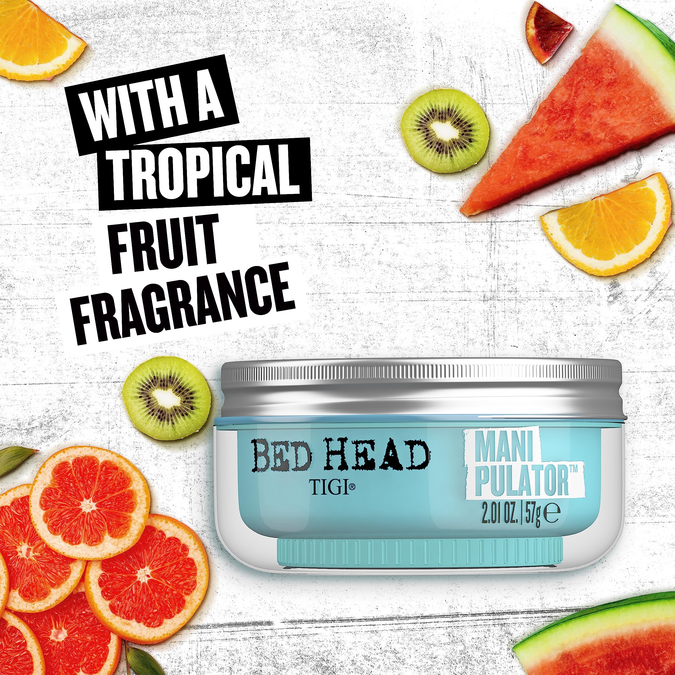 TIGI Bed Head Manipulator Texturizing Putty, Firm Hold Styling Putty for Short to Medium Hair, 2.01 oz