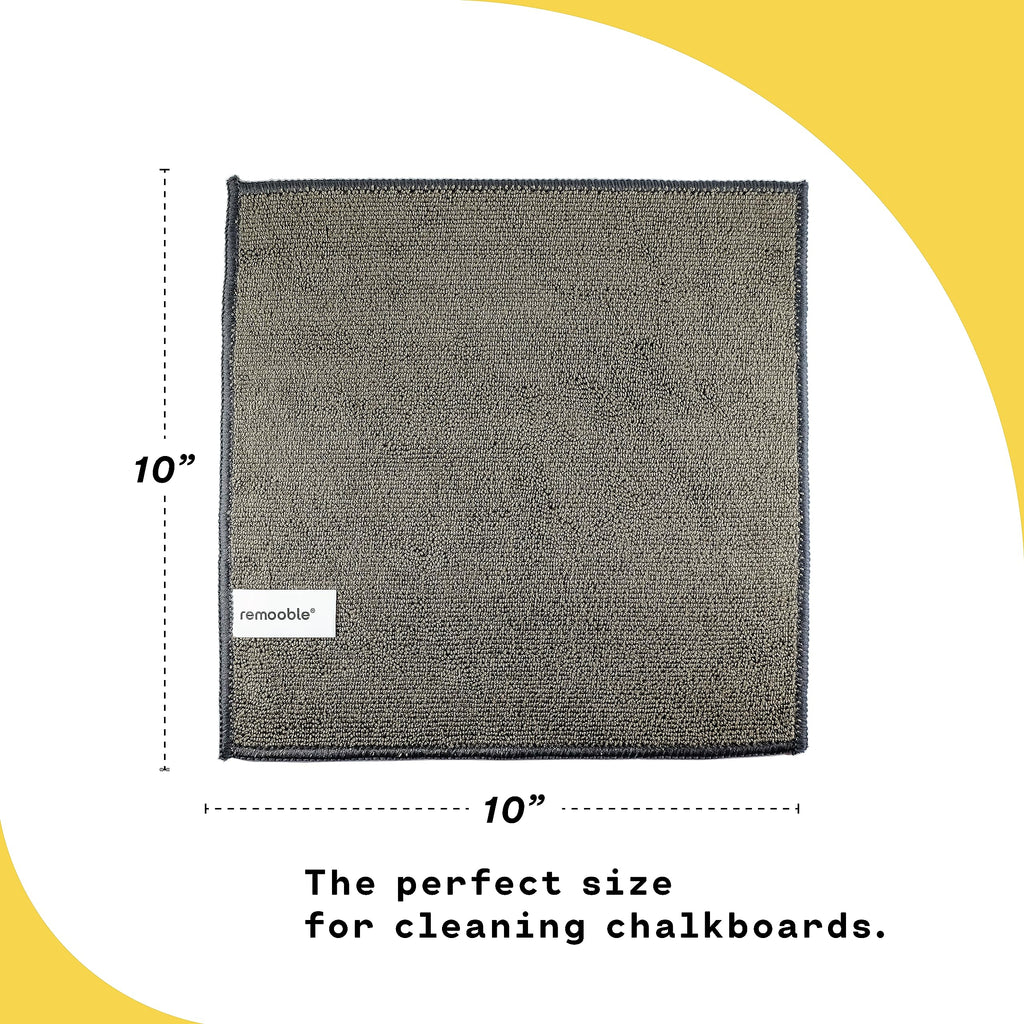 Remooble Non-Toxic Chalkboard Cleaner Spray & Microfiber Cleaning Cloth, 8 oz.