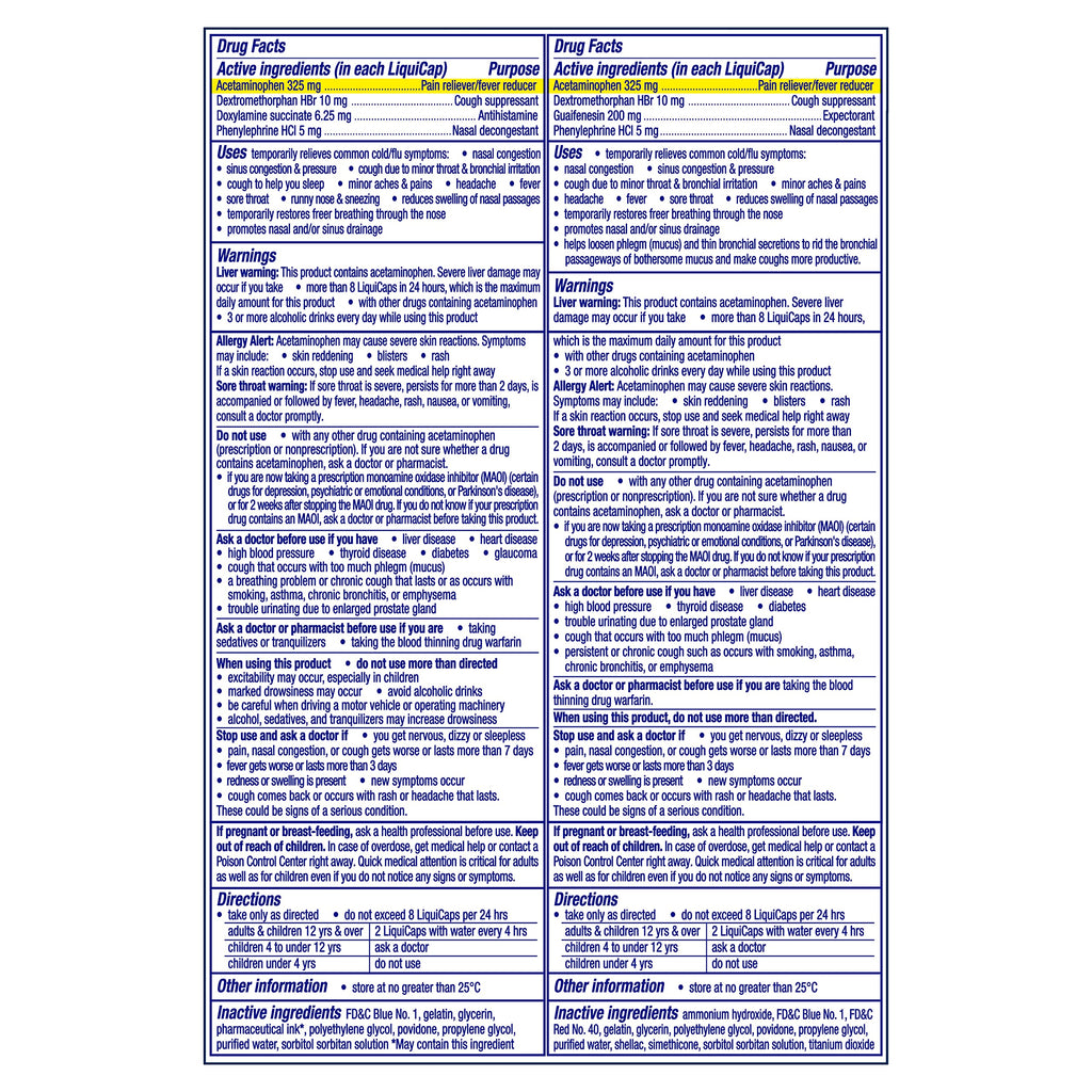 Buy now Vicks DayQuil & Nyquil Severe Cold, Flu & Congestion Medicine, 24 Count at indiglob india
