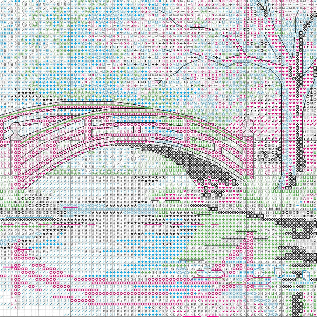 Buy now Dimensions Gold Collection Counted Cross Stitch Kit, Japanese Flower Garden, 16 Count Light Blue Aida, 12'' x 16'' at indiglob india