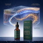 Skin layer infographic illustrating how CURAT CART Advanced Age-Defying Formula boosts collagen and cellular renewal.