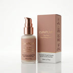CURAT CART Dry Skin Face Moisturizer 50ml pump bottle next to its peach retail box.