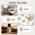 A-SUB Round Labels are easy to use: print, peel, and apply for seamless labeling. Shop now at Curat Cart for premium quality.